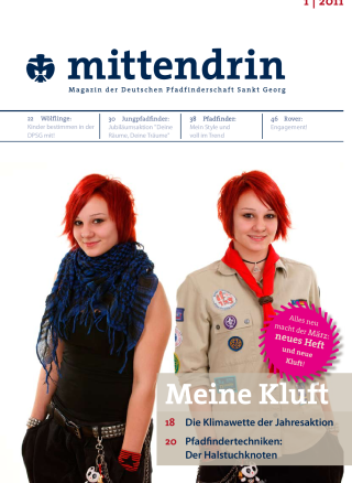 Coverbild mittendrin 2011 - Ausgabe 1