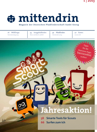 Coverbild mittendrin 2013 - Ausgabe 1