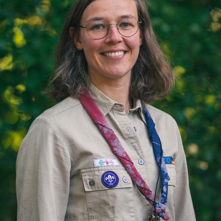 Annkathrin Meyer, wiedergewählte DPSG Bundesvorsitzende
